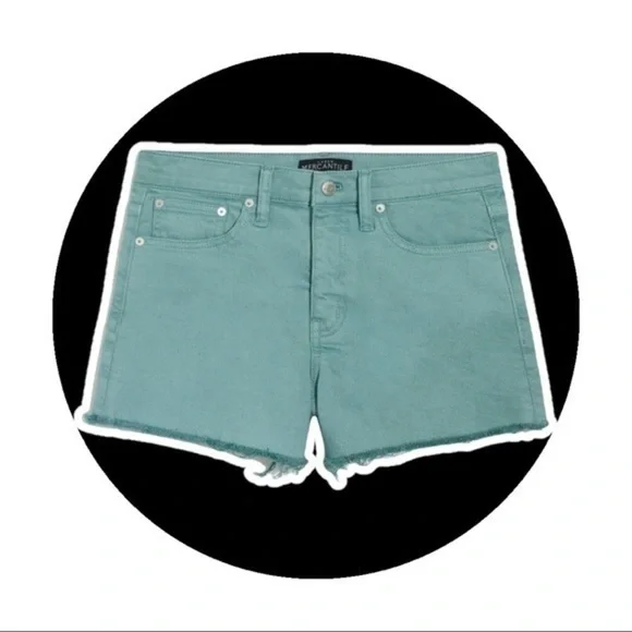 J.Crew 10" Cutoff Garment Dyedd Denim Boy Short - Picture 2 of 8